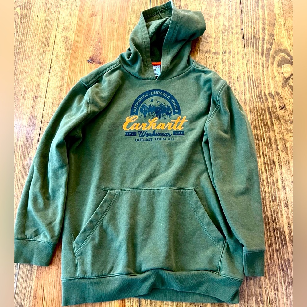 Carhartt Workwear Youth Hooded Sweatshirt size 14/16